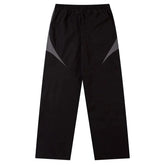Vintage Black Gray Patchwork Pants